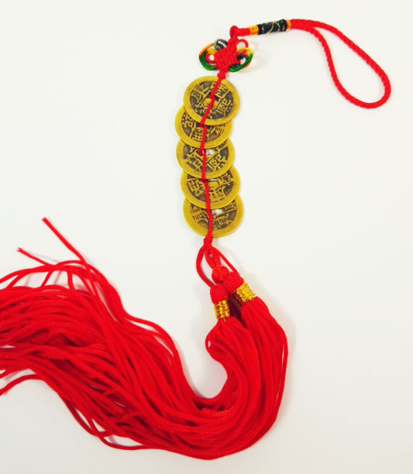 Dây treo 5 Đồng tiền xu cổ