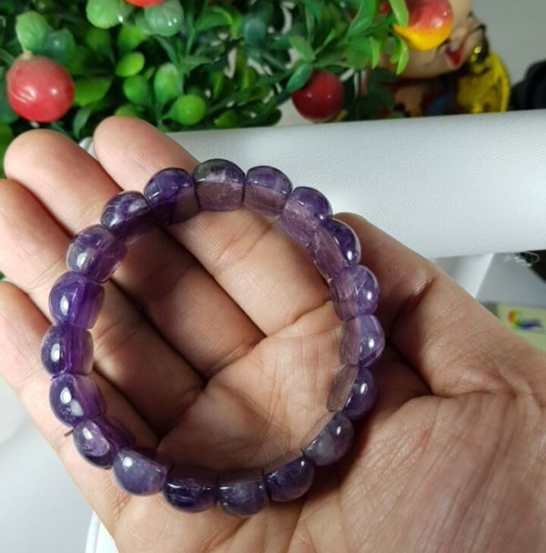 Vòng đeo tay thạch anh tím M308