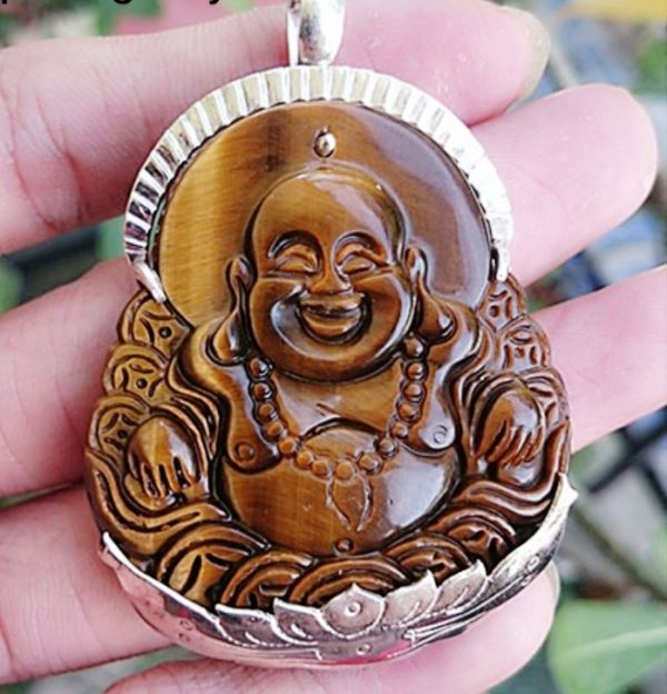 Mặt dây chuyền phật di lặc bọc inox các loại M150