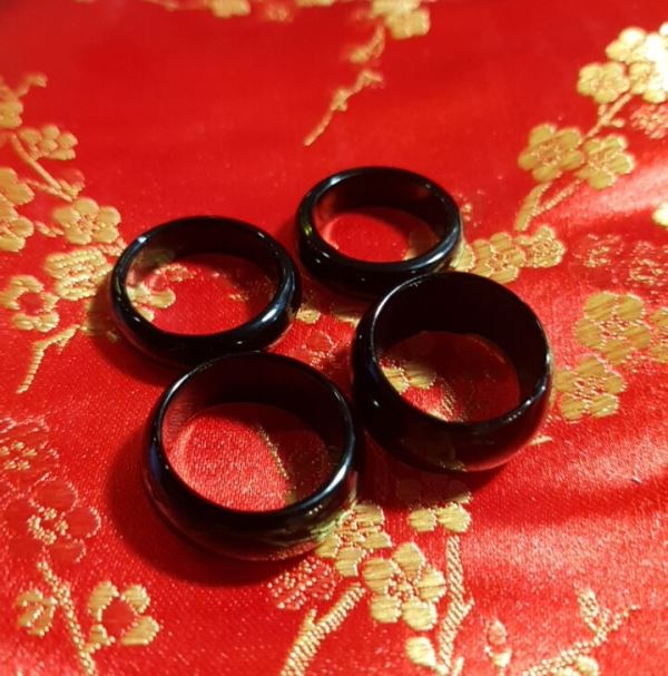 Nhẫn đá mã não vừa M402